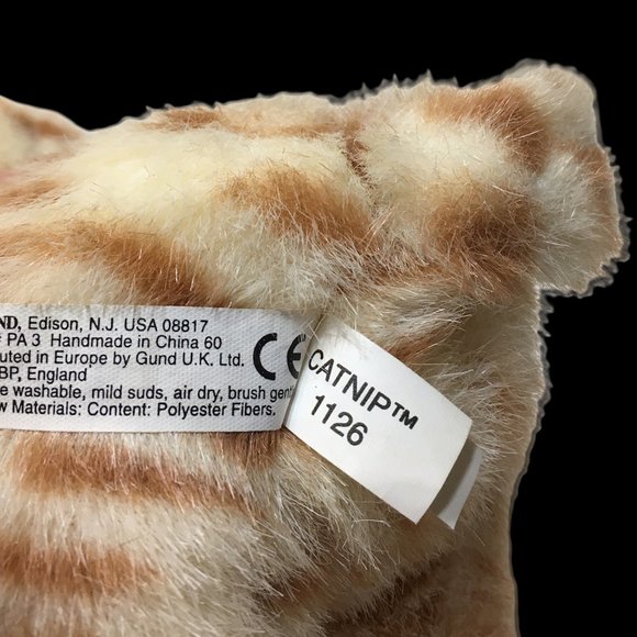 RARE Gund Catnip Plush Spotted Toyger 7in. - Picture 9 of 10